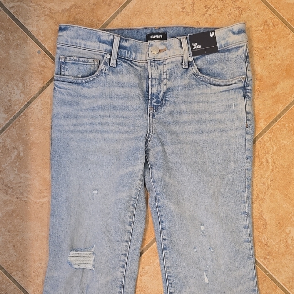 Express Women's Light Blue Bootcut Jeans